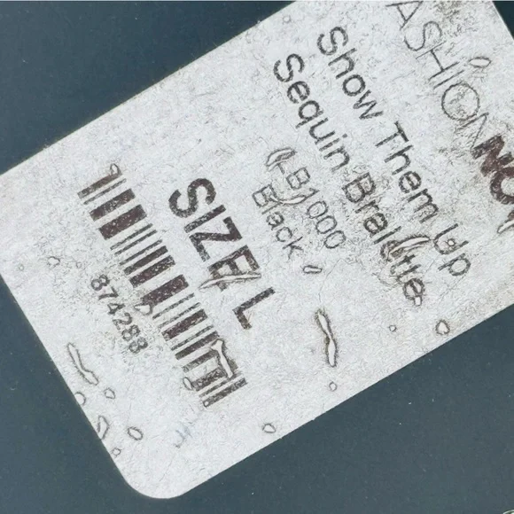 Fashion Nova Sequin Bralette - Picture 4 of 4